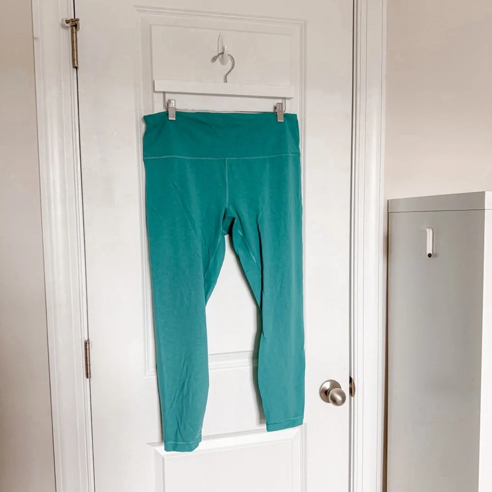 Lululemon Wunder Train High-Rise Tight 25 Leggings Blaze Maldives Green